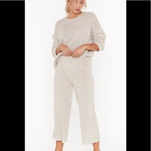 Nasty gal knitted sweater set